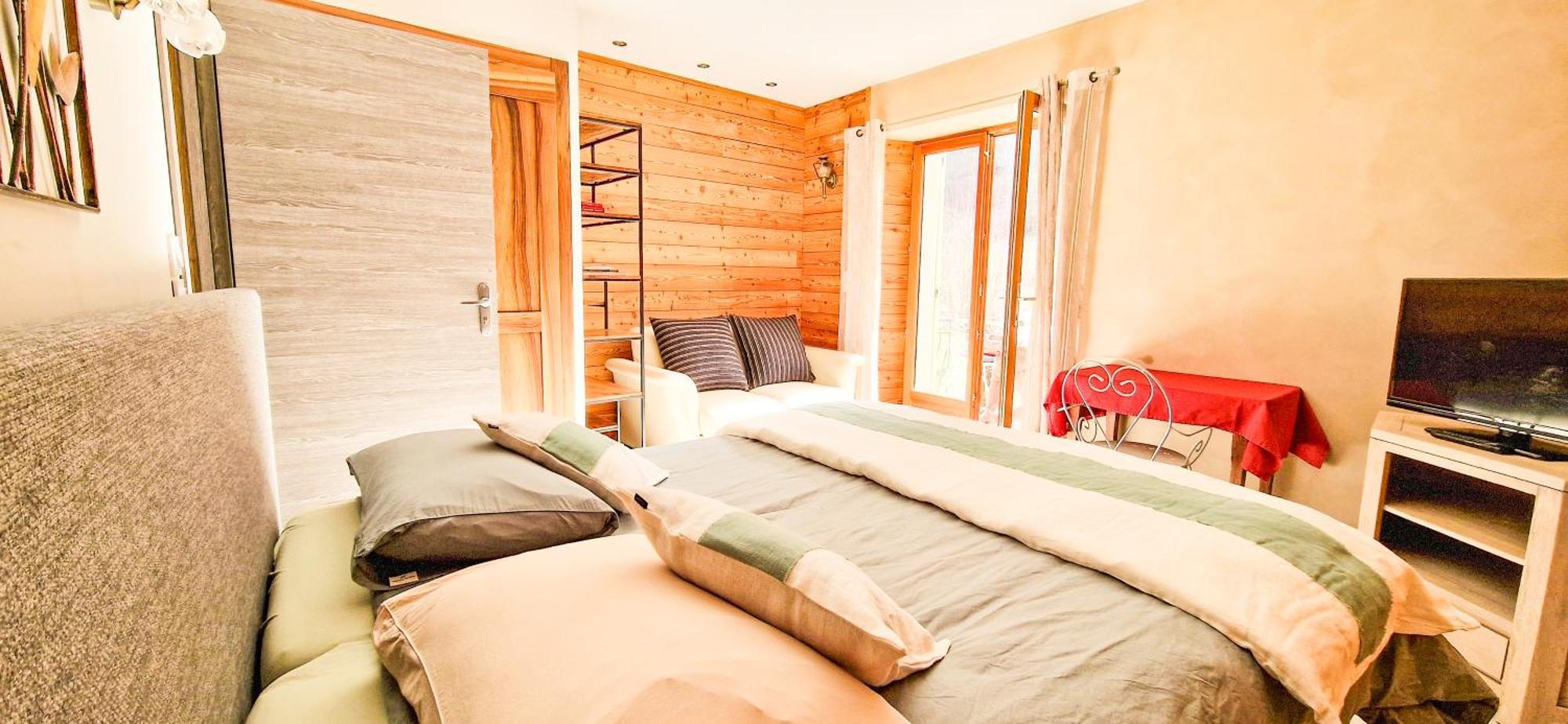 Les Clarines Perceneige - Chambre D'Hotes Vue Sur Montagne & Spa Saint-Jacques-en-Valgodemard 外观 照片